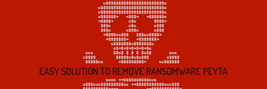 how to remove ransomware Peyta